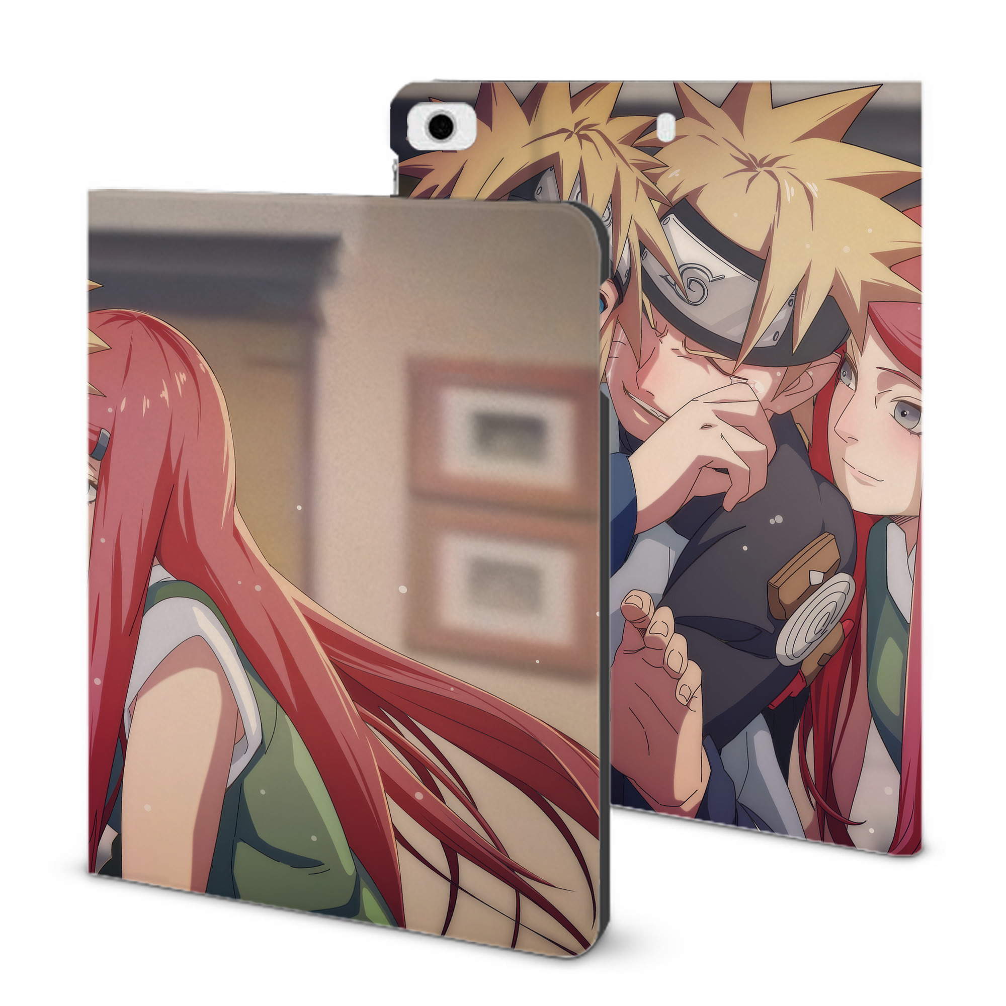 （画像用） NARUTO -ナルト- NARUTO -ナルト- 疾風伝 IPad ケース ブック型 PUレザー TPU 耐衝撃 軽量 薄型 ペン収納なし 全面保護 IPad 各モデル対応
